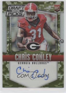 2015 Panini Prizm Collegiate Draft Picks - [Base] - Camo Prizm Autographs #184 - Chris Conley /199