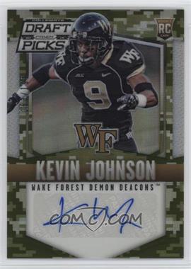 2015 Panini Prizm Collegiate Draft Picks - [Base] - Camo Prizm Autographs #208 - Kevin Johnson /199