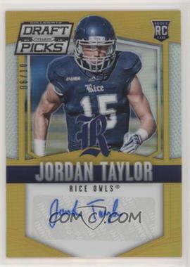 2015 Panini Prizm Collegiate Draft Picks - [Base] - Gold Prizm Autographs #203 - Jordan Taylor /10