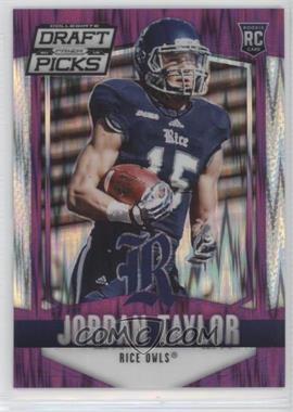 2015 Panini Prizm Collegiate Draft Picks - [Base] - Purple Flash Prizm #203 - Jordan Taylor /99