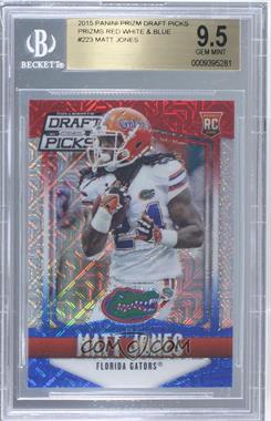 2015 Panini Prizm Collegiate Draft Picks - [Base] - Red White & Blue Mojo Prizm #223 - Matt Jones /25 [BGS 9.5 GEM MINT]