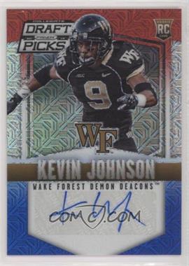 2015 Panini Prizm Collegiate Draft Picks - [Base] - Red White and Blue Mojo Prizm Autographs #208 - Kevin Johnson /25