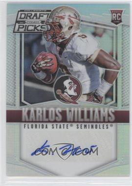 2015 Panini Prizm Collegiate Draft Picks - [Base] - Silver Prizm Autographs #205 - Karlos Williams