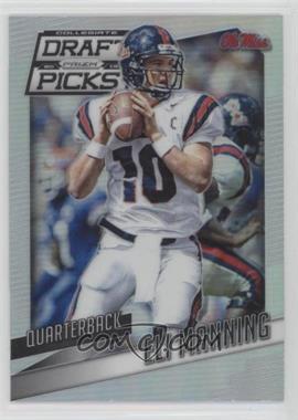 2015 Panini Prizm Collegiate Draft Picks - [Base] - Silver Prizm #40 - Eli Manning