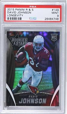 2015 Panini Rookies & Stars - [Base] - Retail Longevity #149 - Rookies - David Johnson [PSA 9 MINT]