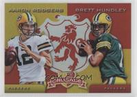 Aaron Rodgers, Brett Hundley #/99