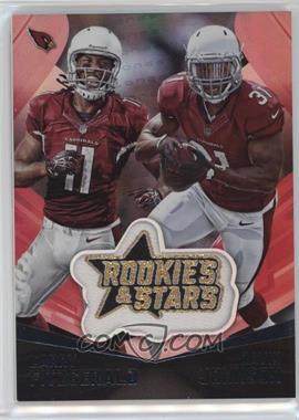 2015 Panini Rookies & Stars - Embroidered Patches - Longevity #EP17 - David Johnson, Larry Fitzgerald [EX to NM]