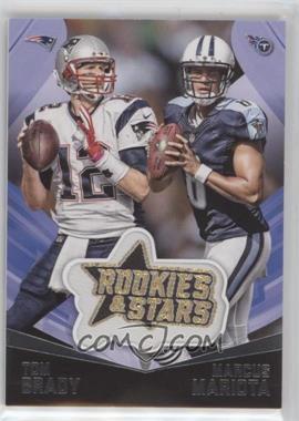 2015 Panini Rookies & Stars - Embroidered Patches #EP7 - Marcus Mariota, Tom Brady