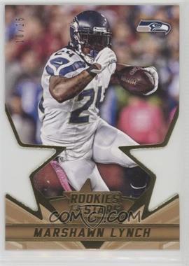 2015 Panini Rookies & Stars - Star Studded Die-Cuts - Longevity Gold #SS21 - Marshawn Lynch /25