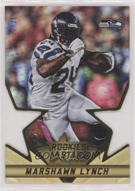 2015 Panini Rookies & Stars - Star Studded Die-Cuts - Longevity Gold #SS21 - Marshawn Lynch /25