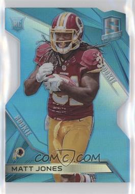 2015 Panini Spectra - [Base] - Neon Blue Prizm Die-Cut #143 - Rookies - Matt Jones /35