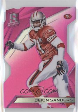 2015 Panini Spectra - [Base] - Neon Pink Prizm Die-Cut #31.5 - Deion Sanders (49ers) /5