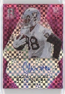 2015 Panini Spectra - [Base] - Neon Pink Prizm #206 - Rookie Autographs - Clive Walford /10