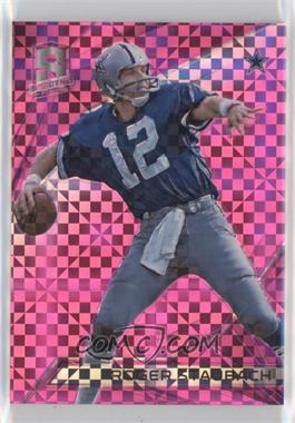 2015 Panini Spectra - [Base] - Neon Pink Prizm #95 - Roger Staubach /10