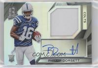 Rookie Patch Autographs - Phillip Dorsett #/99