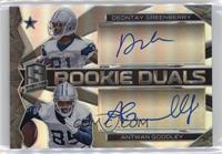 Rookie Dual Autographs - Antwan Goodley, Deontay Greenberry #/199