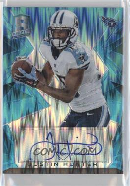 2015 Panini Spectra - Signatures - Neon Blue Prizm #S-JH - Justin Hunter /50