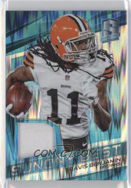 2015 Panini Spectra - Sunday Best - Neon Blue Prizm #SB-BE - Travis Benjamin /50