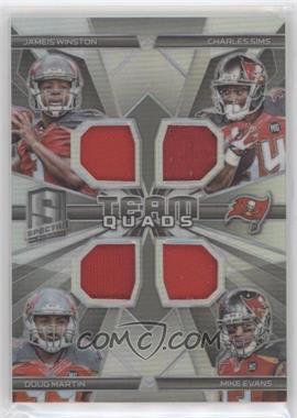 2015 Panini Spectra - Team Quads #TQ-TAM - Jameis Winston, Charles Sims, Mike Evans, Doug Martin /199