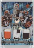 Duke Johnson, Johnny Manziel, Vince Mayle #/50