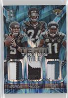 Blake Bortles, T.J. Yeldon, Marqise Lee #/50