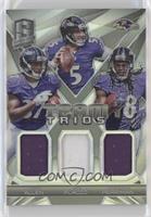 Buck Allen, Joe Flacco, Breshad Perriman #/199