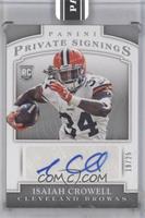 Isaiah Crowell [Uncirculated] #/25