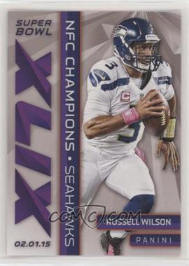 2015 Panini Super Bowl XLIX - Promo Pack Seahawks #1 - Russell Wilson