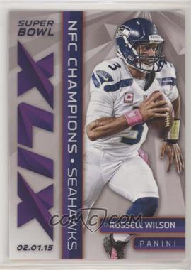 2015 Panini Super Bowl XLIX - Promo Pack Seahawks #1 - Russell Wilson