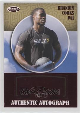 2015 Sage Autographed - Aspire Autographs - Red #7 - Brandin Cooks /20