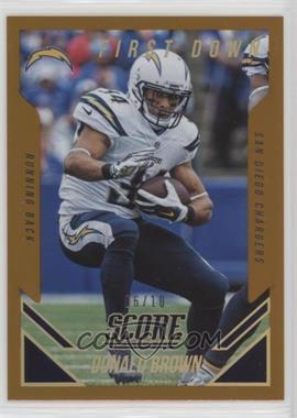 2015 Score - [Base] - First Down #3 - Donald Brown /10