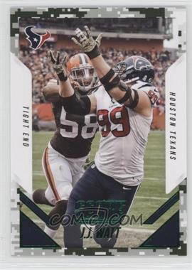 2015 Score - [Base] - Short Print Photo Variations Green Camo #137.2 - J.J. Watt (White Jersey)