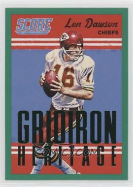 2015 Score - Gridiron Heritage - Green #13 - Len Dawson