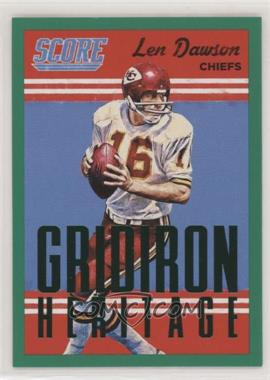 2015 Score - Gridiron Heritage - Green #13 - Len Dawson