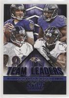 Joe Flacco, Justin Forsett, Steve Smith Sr., Elvis Dumervil