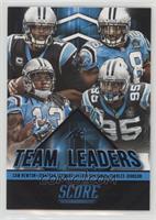 Cam Newton, Jonathan Stewart, Kelvin Benjamin, Charles Johnson