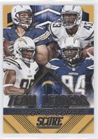 Philip Rivers, Branden Oliver, Malcom Floyd, Corey Liuget