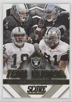 Derek Carr, Darren McFadden, Andre Holmes, Justin Tuck