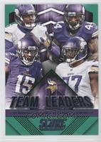 Teddy Bridgewater, Matt Asiata, Greg Jennings, Everson Griffen