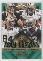 Drew Brees, Mark Ingram, Kenny Stills, Junior Galette