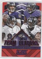 Joe Flacco, Justin Forsett, Steve Smith Sr., Elvis Dumervil