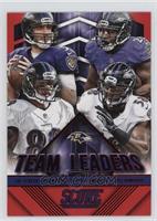 Joe Flacco, Justin Forsett, Steve Smith Sr., Elvis Dumervil