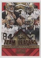 Drew Brees, Mark Ingram, Kenny Stills, Junior Galette