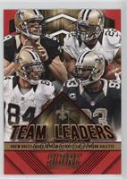 Drew Brees, Mark Ingram, Kenny Stills, Junior Galette