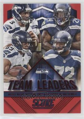 2015 Score - Team Leaders - Red #29 - Russell Wilson, Marshawn Lynch, Doug Baldwin, Michael Bennett