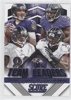 Joe Flacco, Justin Forsett, Steve Smith Sr., Elvis Dumervil