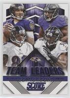 Joe Flacco, Justin Forsett, Steve Smith Sr., Elvis Dumervil