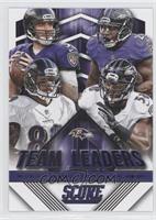 Joe Flacco, Justin Forsett, Steve Smith Sr., Elvis Dumervil