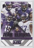 Teddy Bridgewater, Matt Asiata, Greg Jennings, Everson Griffen