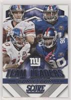 Eli Manning, Andre Williams, Odell Beckham Jr., Jason Pierre-Paul